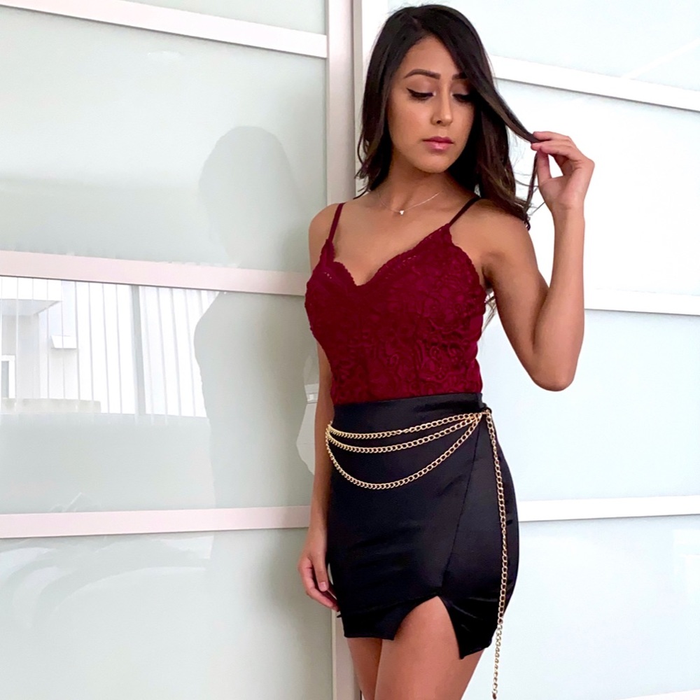 Skirt and bodysuit
